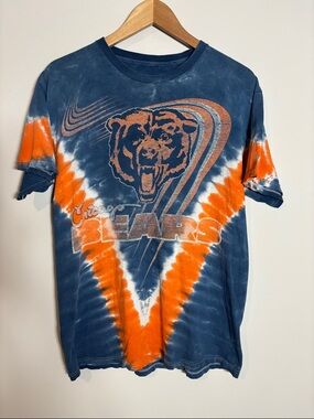 Vtg Liquid Blue Style NFL Chicago Bears Shirt M Distressed
